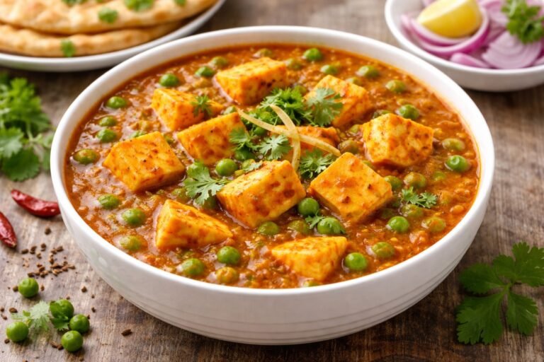 Dhaba Style Matar Paneer