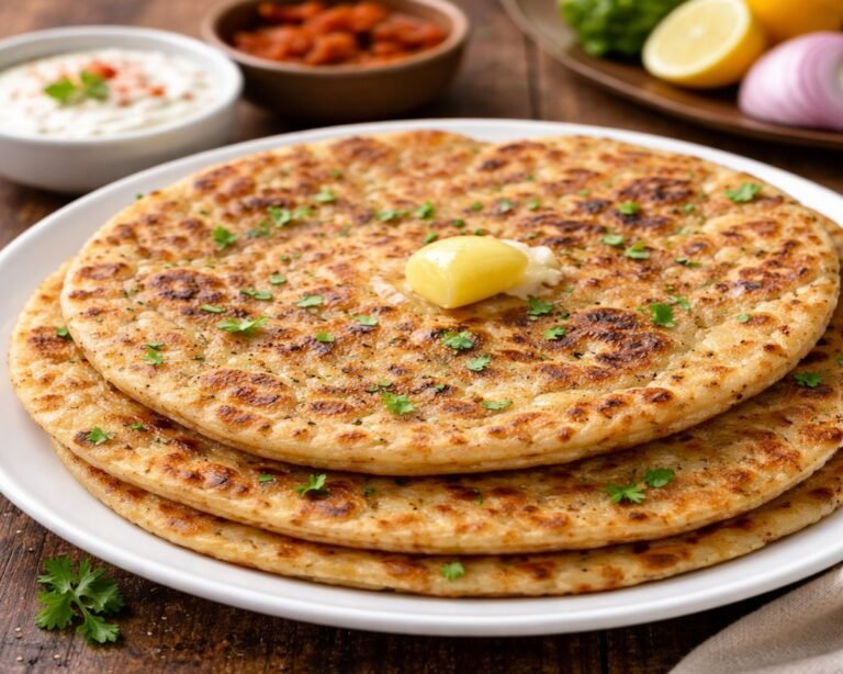 Soft Punjabi Aloo Paratha