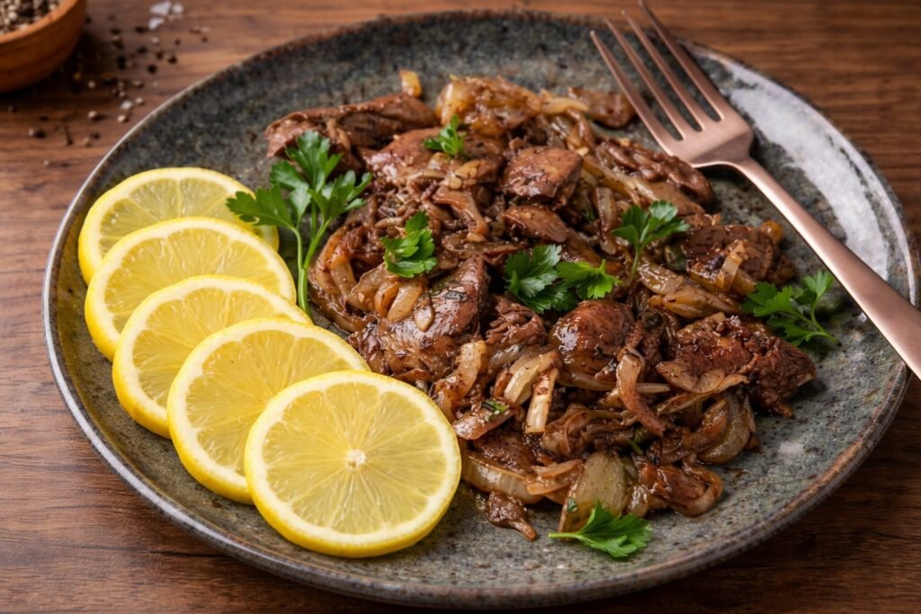 chicken liver dry fry