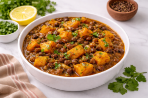 Pumpkin Black Chana Sabzi