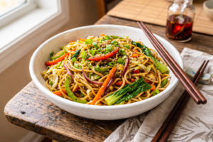 vegetable hakka noodles
